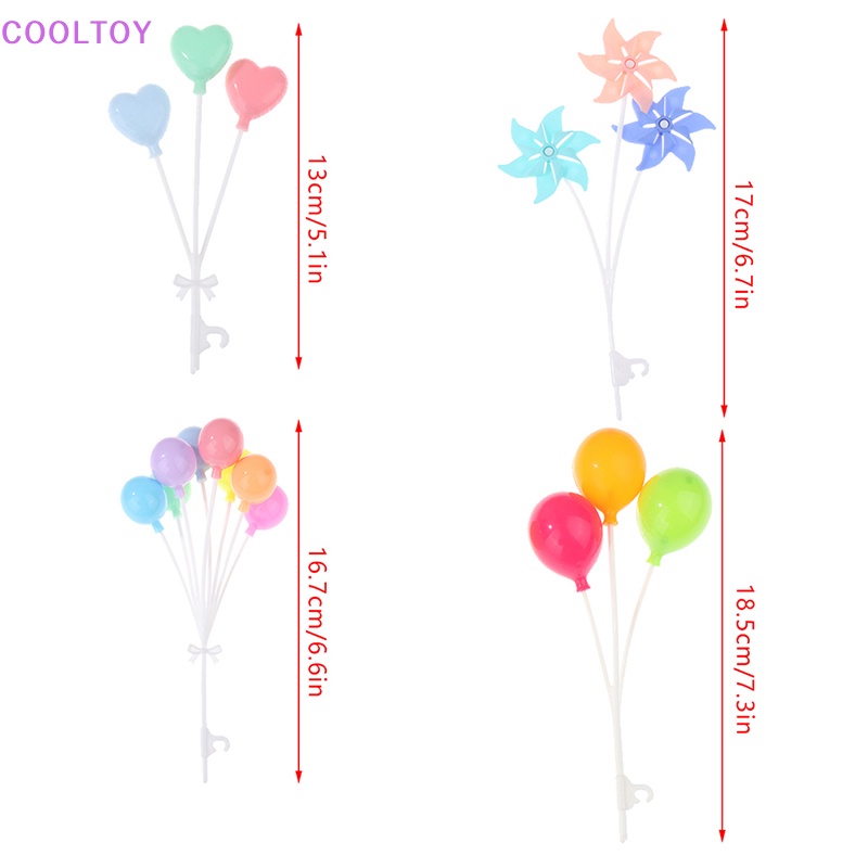 1 Set Bong Bóng Trang Trí Nhiều Màu Sắc Tỉ Lệ 1: 6