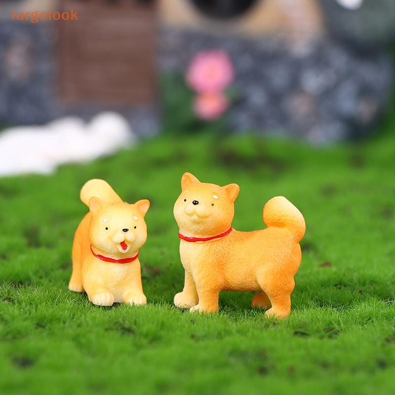 1 Mô Hình Chú Chó Shiba Inu Màu Vàng Dễ Thương Dùng Trang Trí