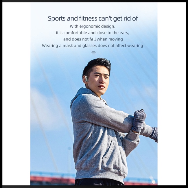 Tai Nghe Thể Thao Zevaret Q8 Bluetooth 5.2 Âm Thanh Sống Động Chất Lượng Cao