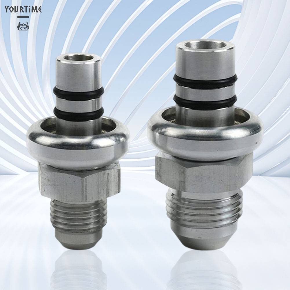 Set 2 Đầu Nối Đường Ray Nhiên Liệu AN6 AN8 Cho 1986-1998 Mustang Billet