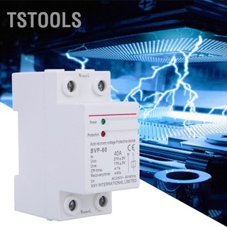 Tstools 230v 40a tự động phục hồi thiết bị bảo vệ quá áp và