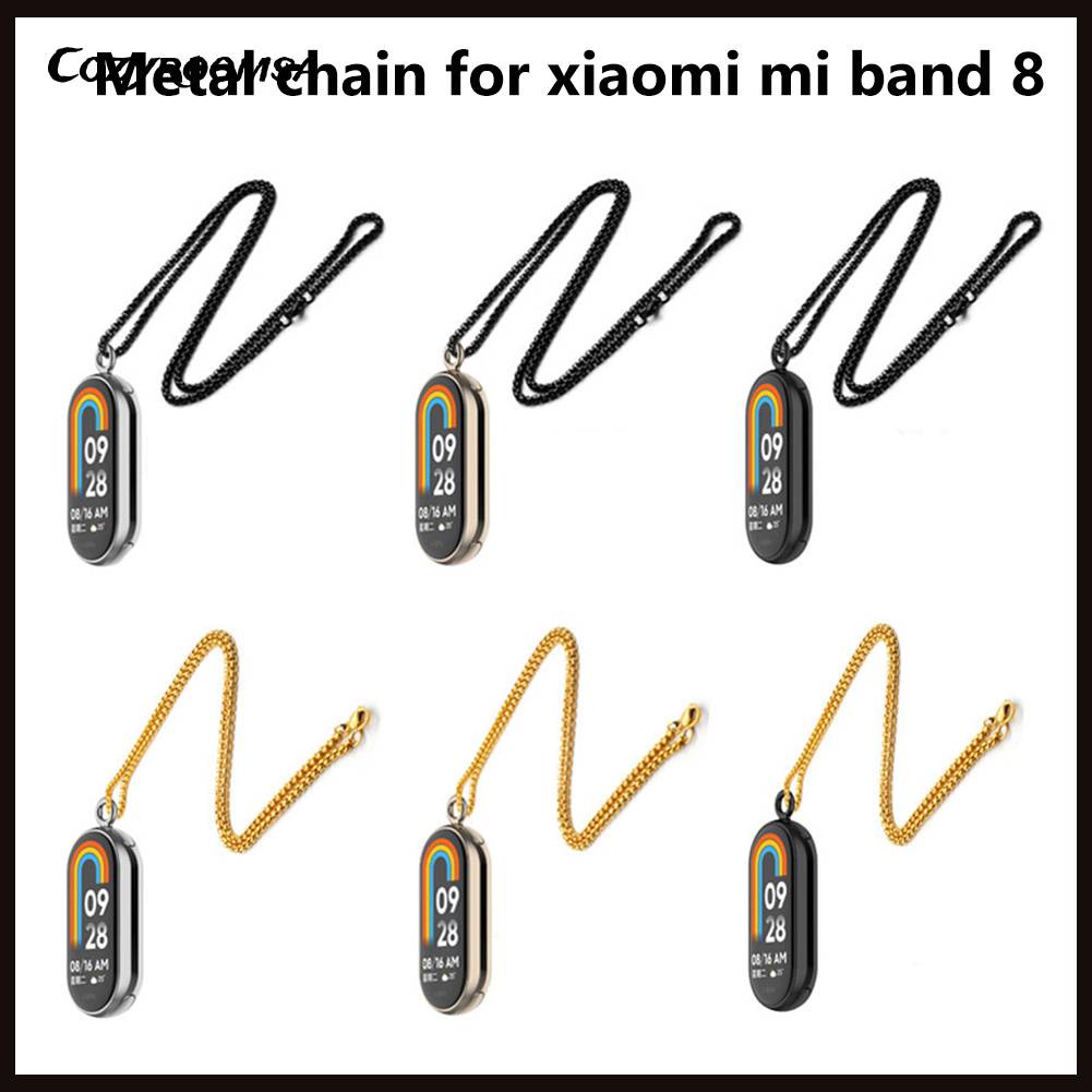 1 Cặp Dây Đeo Thay Thế Cho Đồng Hồ Thông Minh Xiaomi Mi Band 8 Bằng Kim Loại