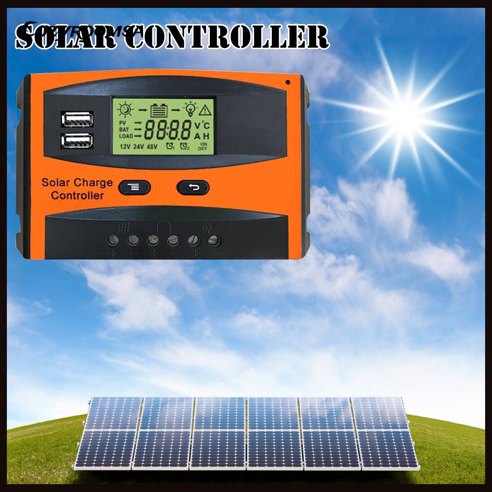 Bộ Điều Khiển Sạc Năng Lượng Mặt Trời 20A 30A 12V 24V PWM