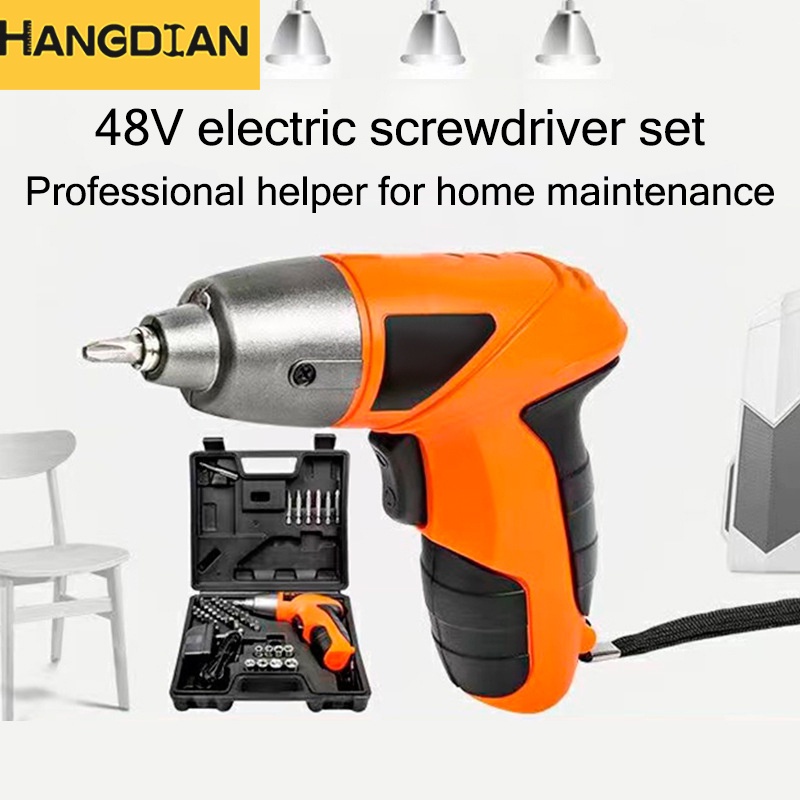 HANGDIAN Máy Khoan Điện Cầm Tay Đa Năng Có Thể Sạc Lại Tiện Dụng