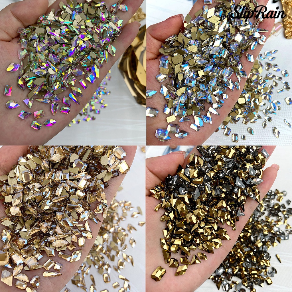 ❀Túi 50 Hạt Cườm 3D Lấp Lánh Đính Móng Nghệ Thuật