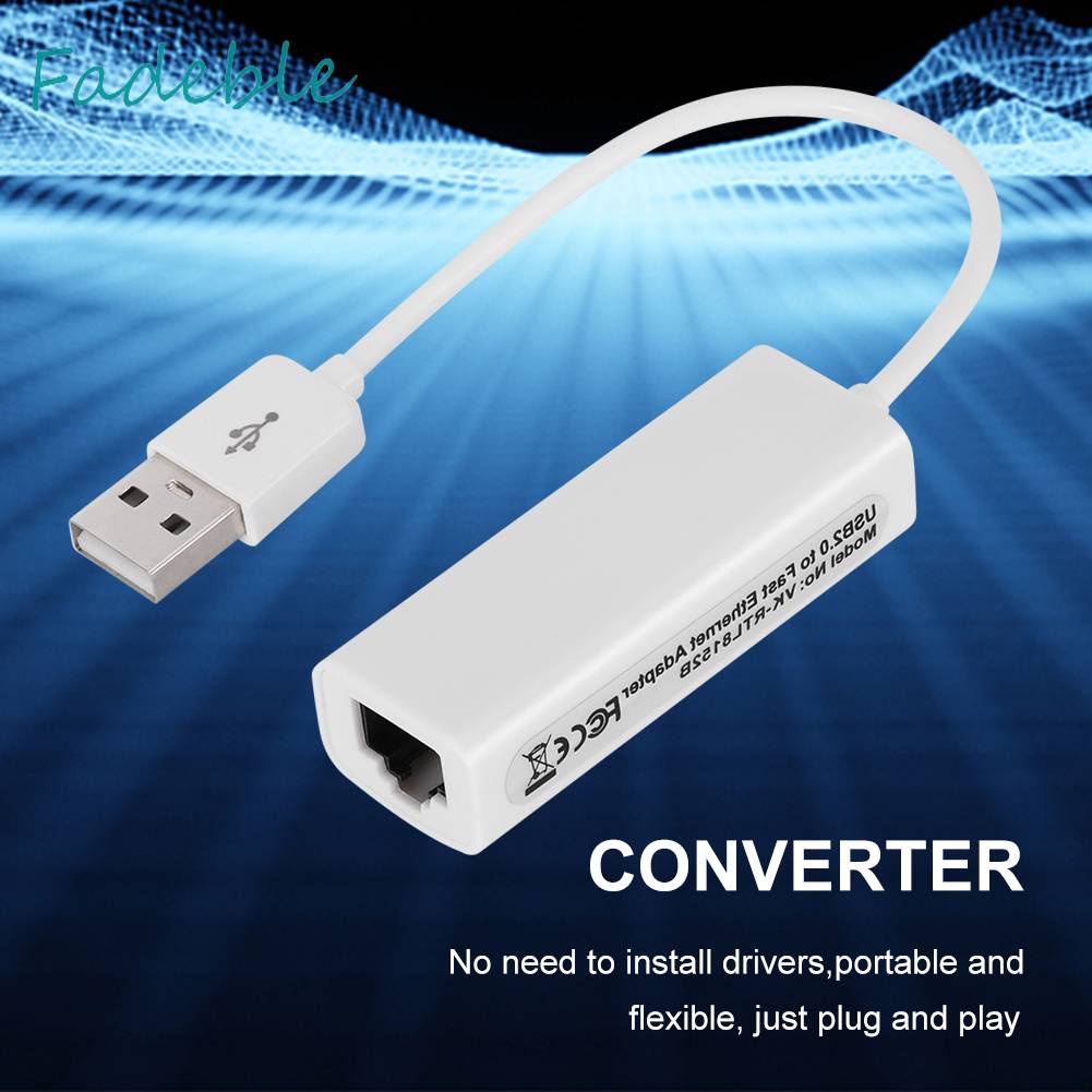 Thẻ Mạng Mở Rộng Chuyển Đổi Usb 2.0 Sang RJ45