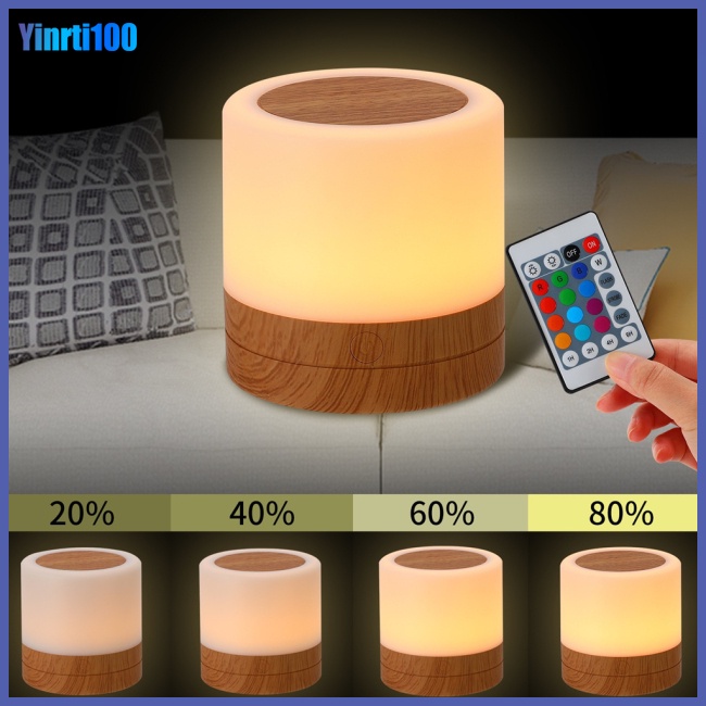 Đèn Ngủ Rgb Nhiều Màu Sắc Có Điều Khiển Từ Xa Tiện Dụng