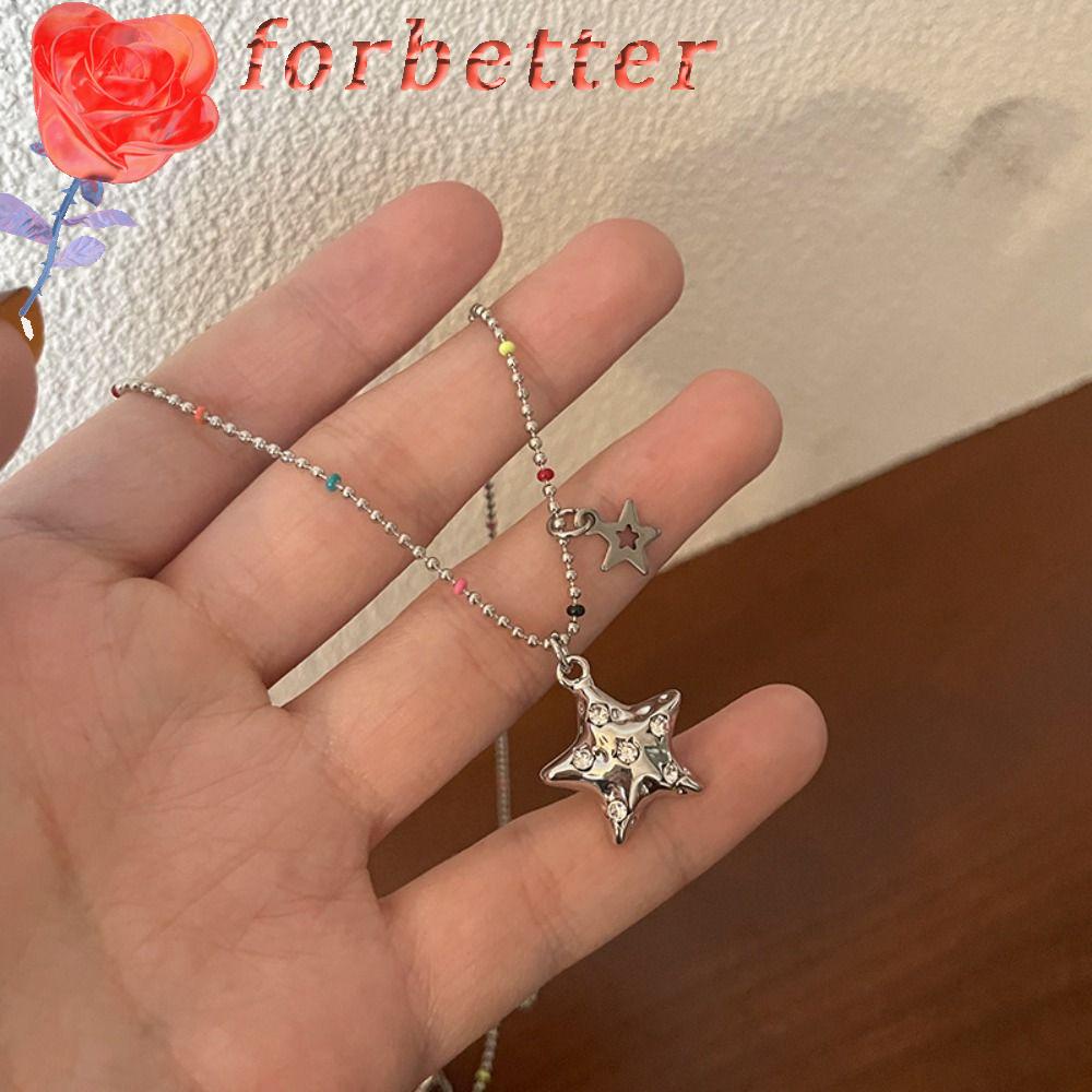 Dây Chuyền Mặt Ngôi Sao Năm Cánh Ngọt Ngào Dễ Thương Thời Trang Hàn Quốc