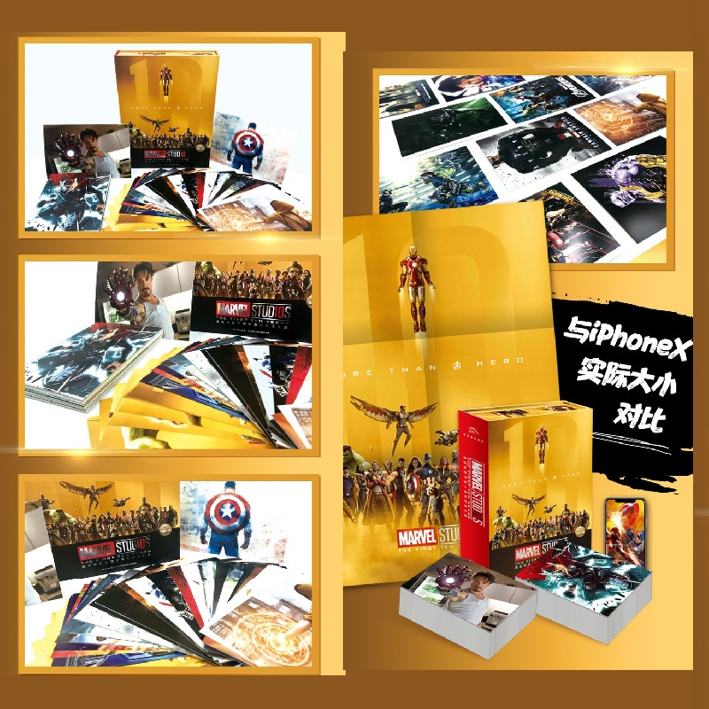 Marvel Hộp Quà Kỷ Niệm 10 Năm Nhân Vật Siêu Anh Hùng avengers 10th