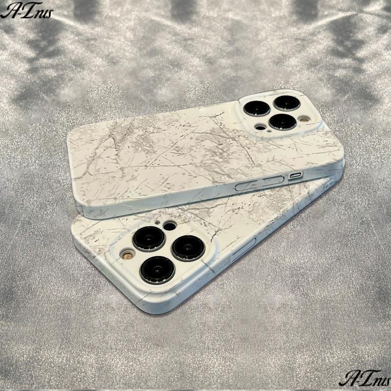 Ốp Điện Thoại Chống Sốc Họa Tiết Vân Đá Cho Iphone 14pro 13 1211 78 Max Plus 6In LC6K