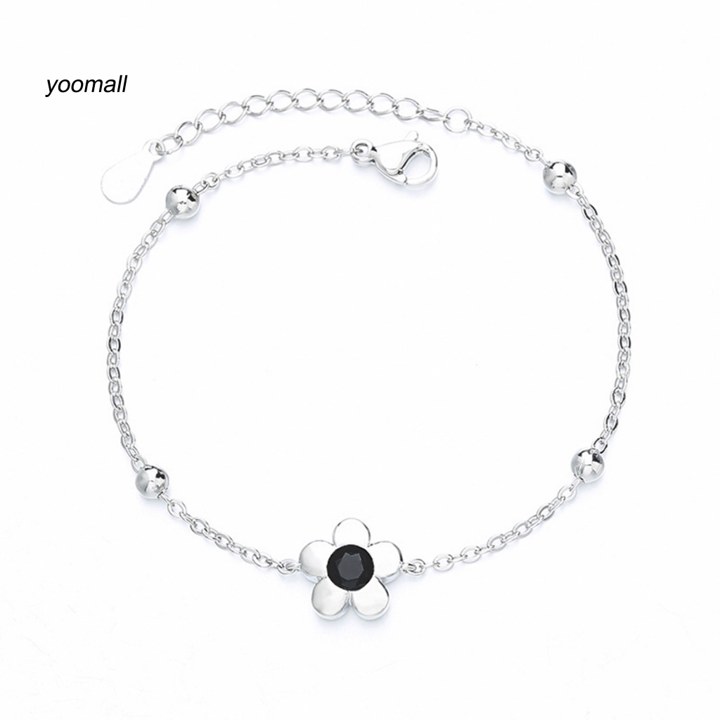 Vòng Đeo Tay Đính Đá Sáng Lấp Lánh Dễ Phối Đồ Dành Cho Nữ