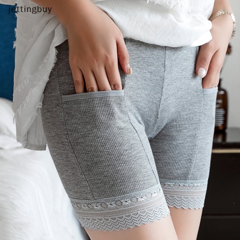 Quần Short Lưng Cao 3 / 4 Bằng cotton Mỏng Nhẹ Có Túi Thời Trang Mùa Hè Hàng Mới 200