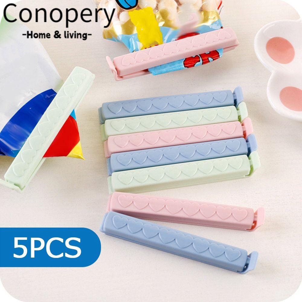 CONOPERY Bộ 5 Kẹp Miệng Túi Bảo Quản Thức Ăn Tiện Dụng