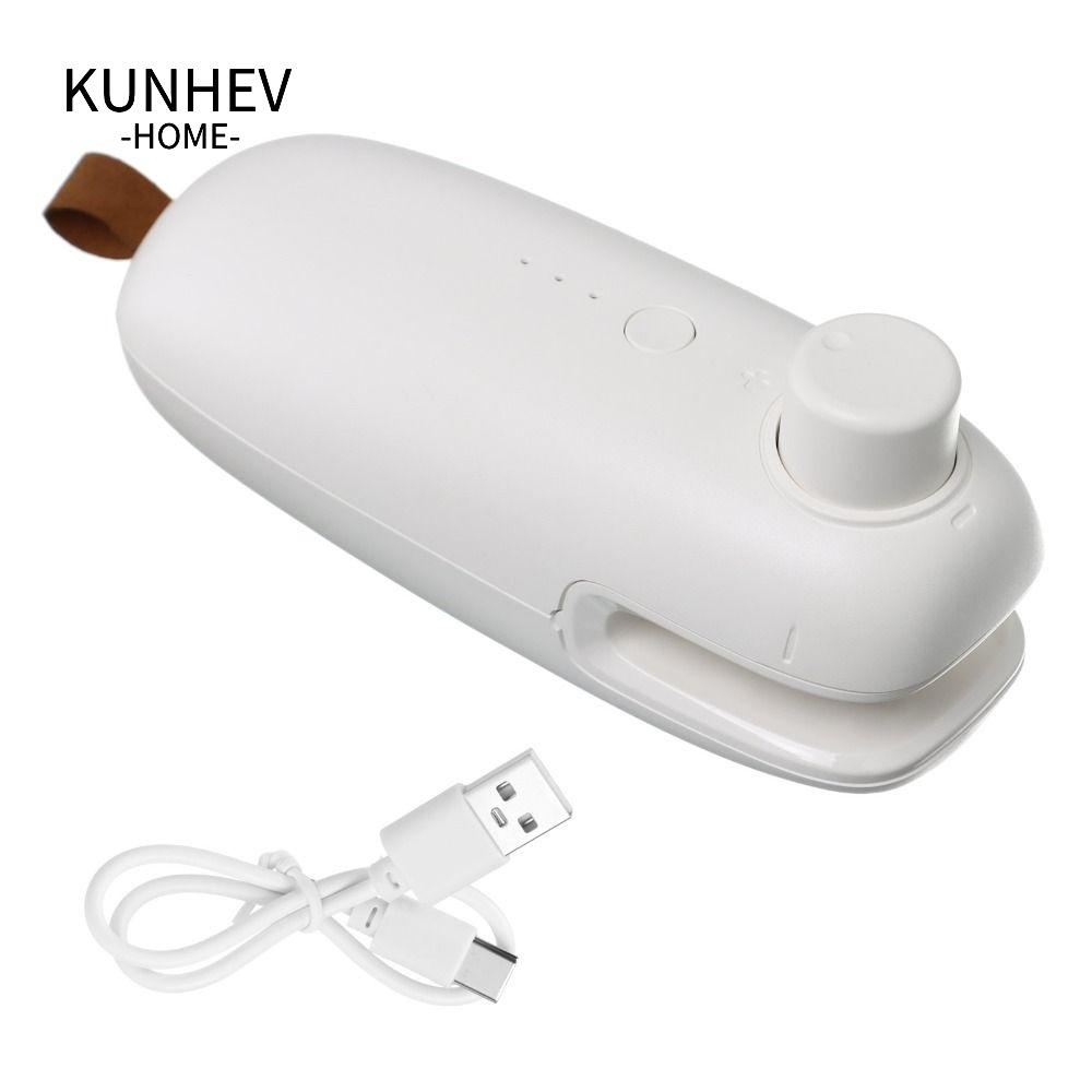 KUNHEV Dụng Cụ Niêm Phong Túi Nhựa Dày Dặn Có Thể Sạc Lại|Máy Hàn Miệng Túi Thực Phẩm Công Suất Cao Tiện Dụng