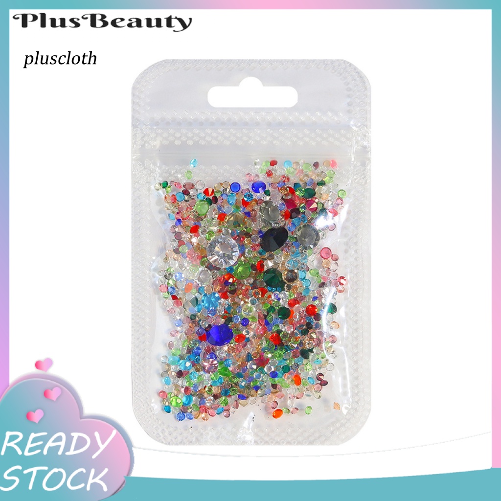 1 Túi Hạt Cườm Lấp Lánh Trang Trí Móng Tay Nghệ Thuật