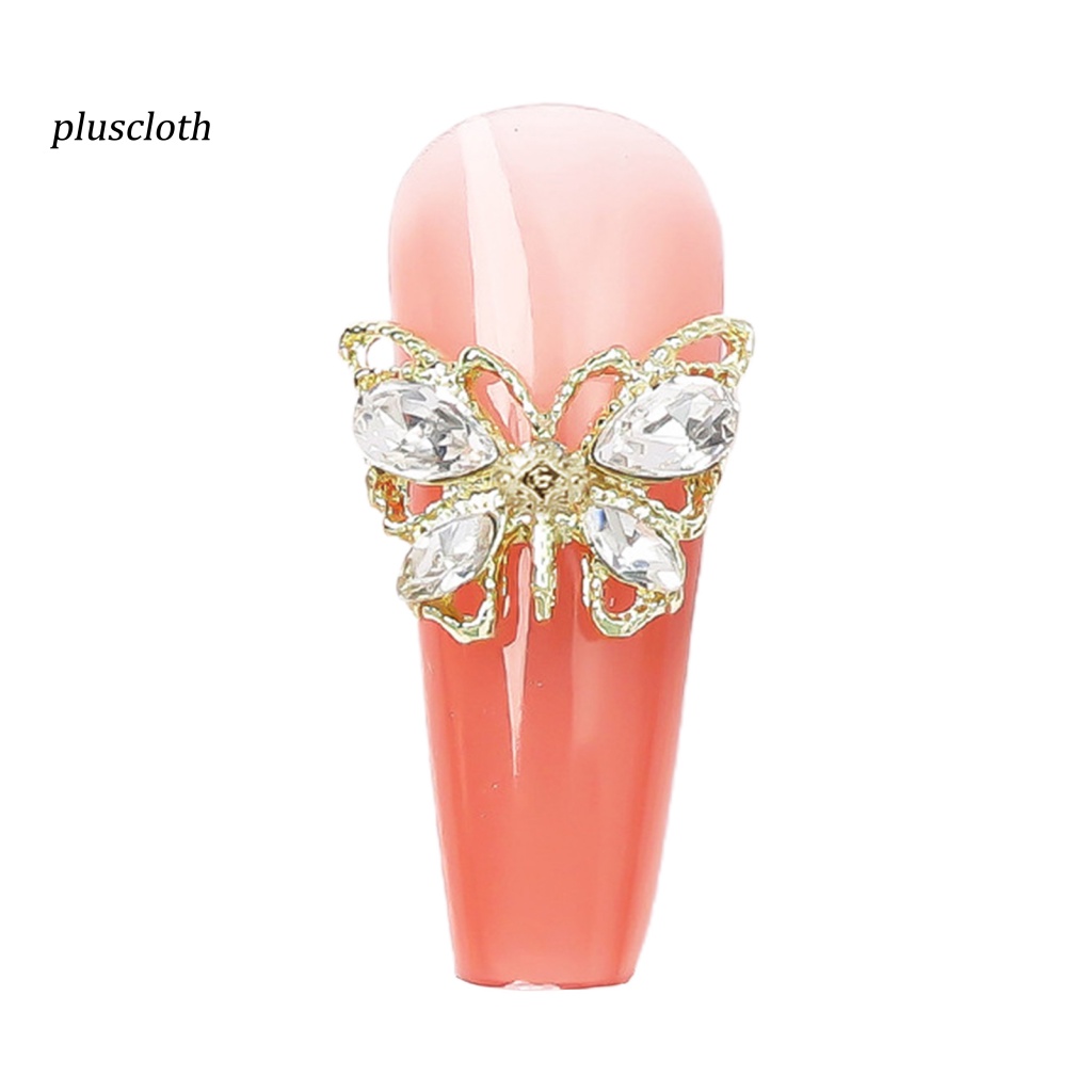 Set 20 Hạt Đá Hình Bướm 3D Lấp Lánh Đính Móng Nghệ Thuật