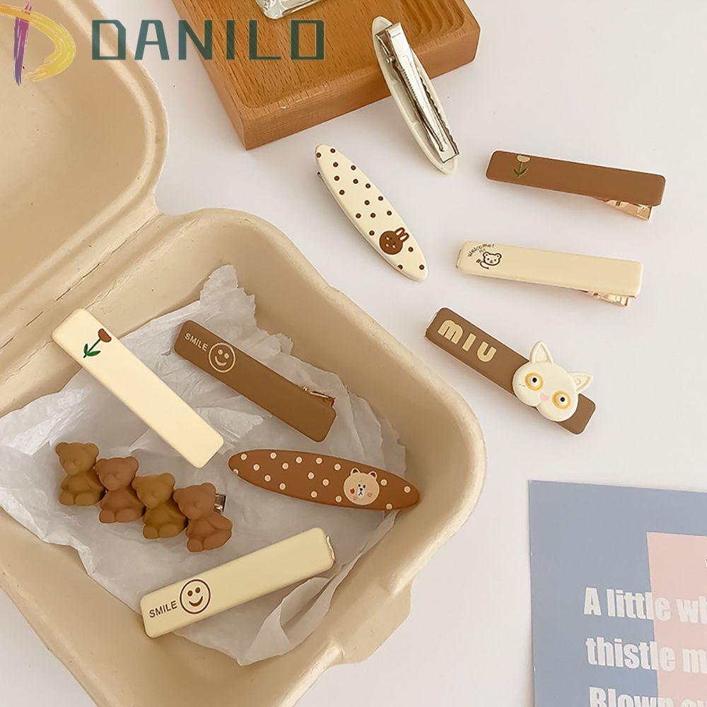 Kẹp Tóc Hình Mặt Mèo Hoạt Hình Dễ Thương Cho Nữ