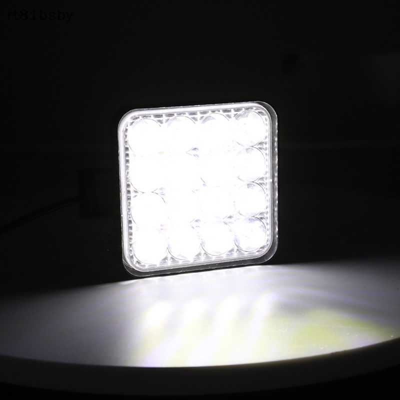 Đèn LED Trợ Sáng Hình Vuông 48W 12V 24V Dành Cho Ô Tô / Xe Tải Vn