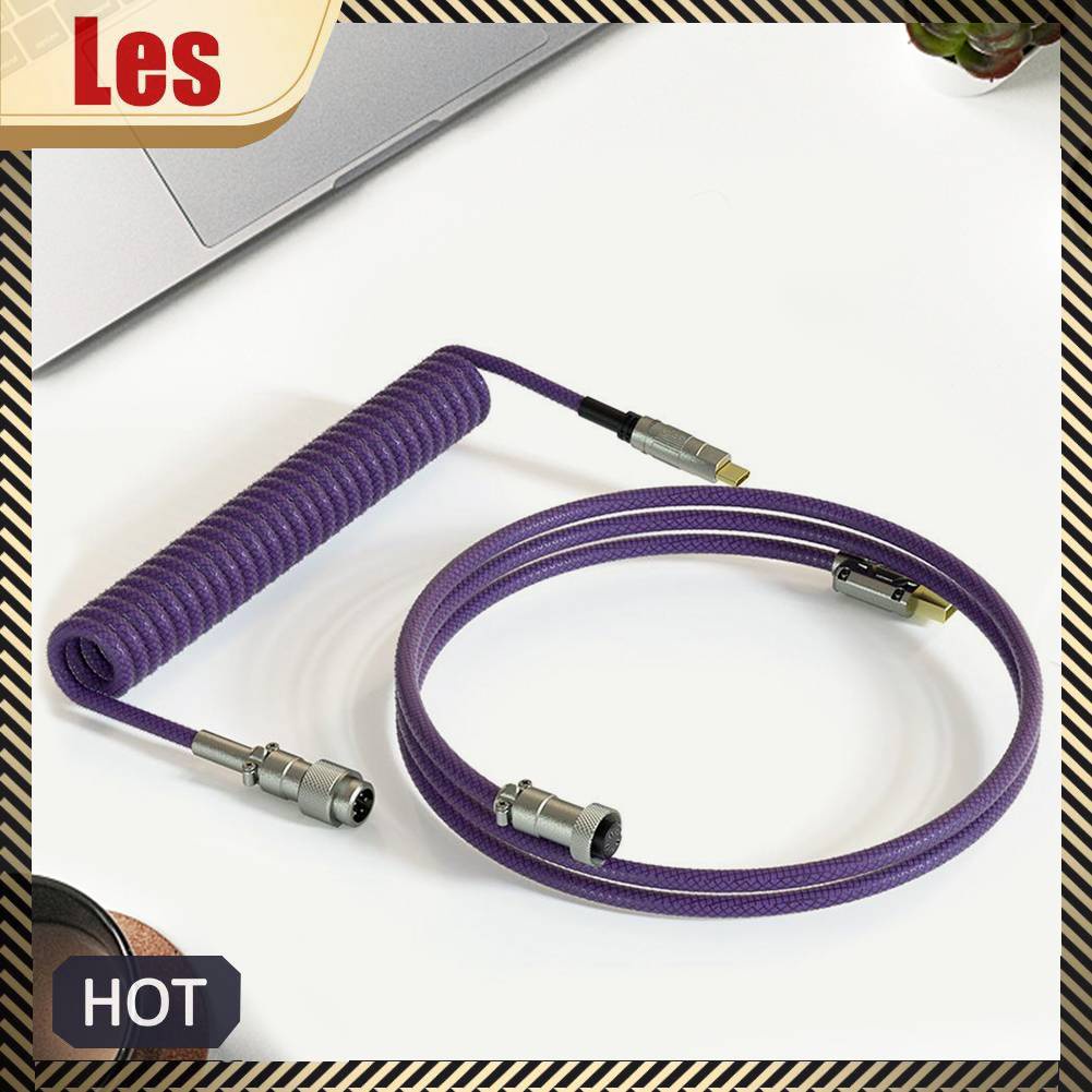 Dây Lò Xo Nối Dài 1.5m Chuyển Đổi Type C Sang USB