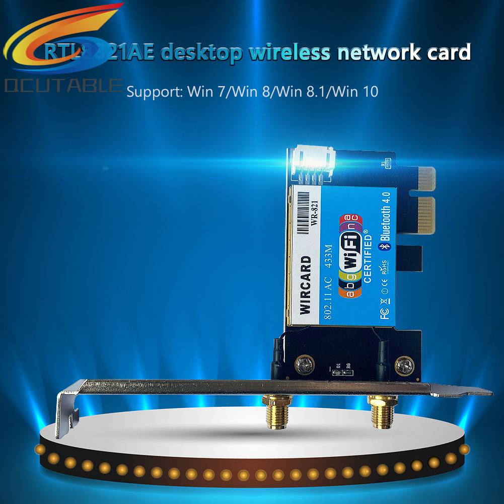 Thẻ WiFi Băng Tần Kép 433Mbps 802.11ac Cho PC