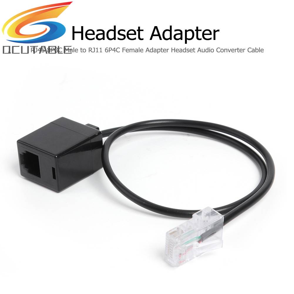 Cáp ChuyểN ĐổI Âm Thanh RJ45 8P8C ĐầU CắM Sang Lỗ CắM RJ11 6P4