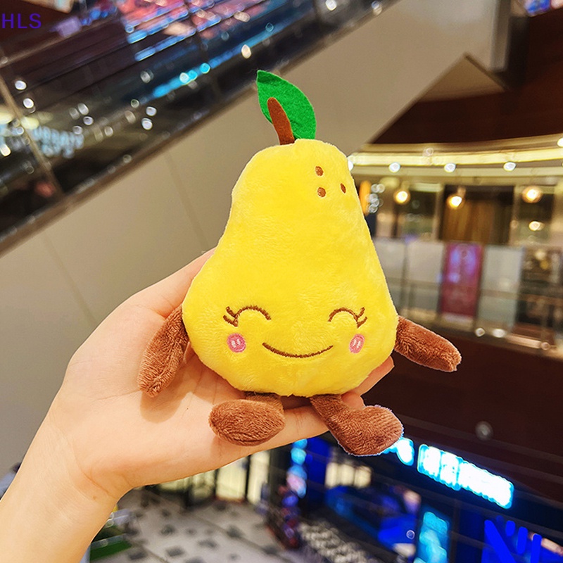 Móc Khóa Hình Trái Cây Nhồi Bông Mềm Mại Đáng Yêu