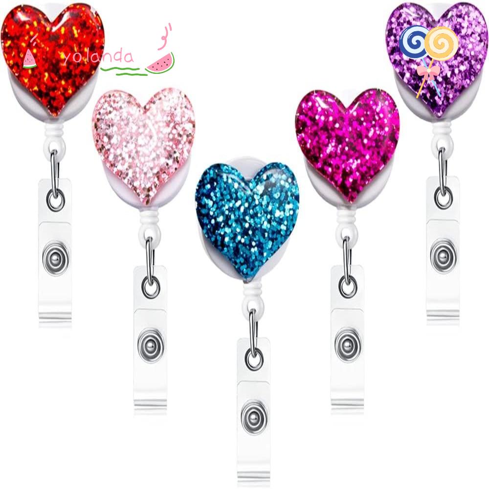 YOLA Yola 5 Gói Thu Gọn. Thẻ ID Lấp Lánh Phổ Biến Cho Văn Phòng