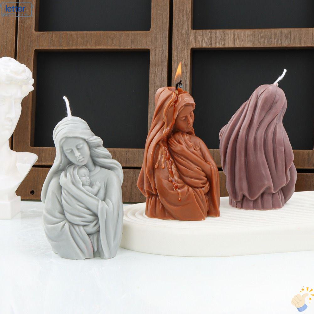 LET Khuôn Làm Nến Handmade Bằng Silicone DIY Dành Cho Trẻ Em