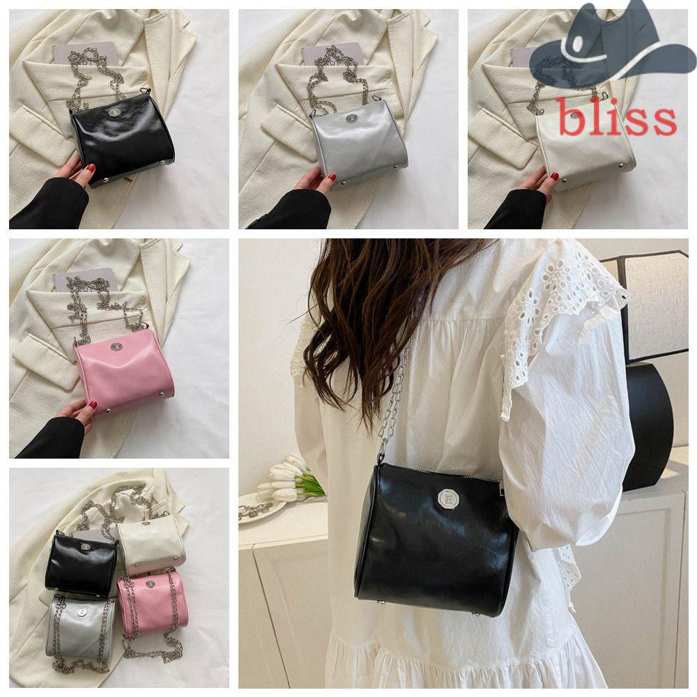 Túi Da PU Đeo Chéo Mini In Chữ Sức Chứa Lớn Thời Trang Cho Nữ