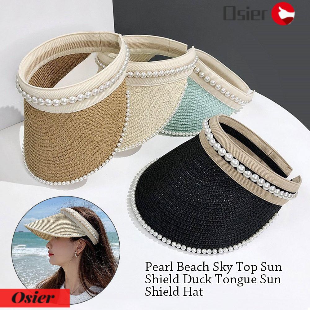 OSIER1 Mũ Rộng Vành Thời Trang Hè Xinh Xắn Cho Nữ