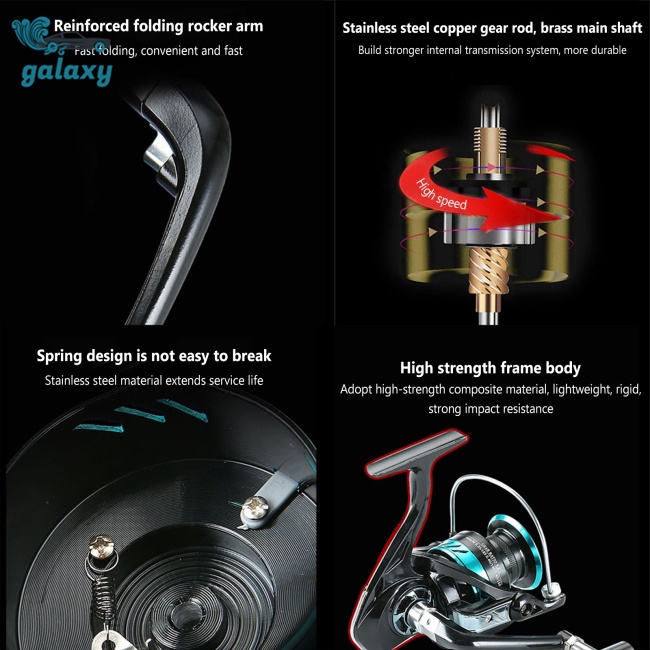 Galaxy Máy Câu Cá 17 + 1bb / 5.2: 1 Tốc Độ Cao