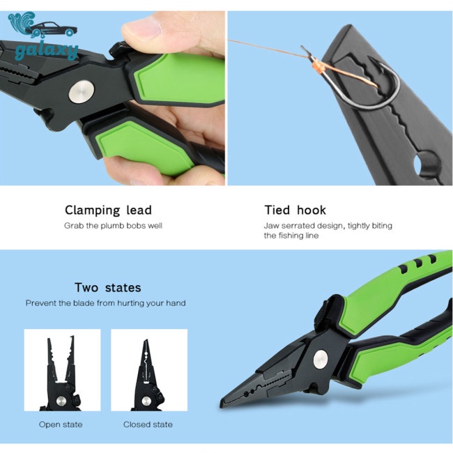 Galaxy Kìm Câu Cá Đa Năng Bằng Hợp Kim Nhôm