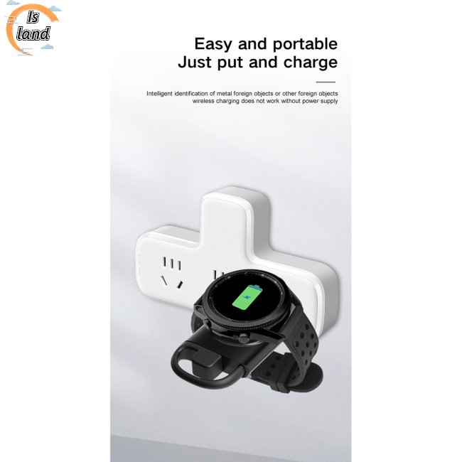 Đế Sạc Từ Tính Không Dây Usb Typ-c Cho Đồng Hồ Samsung Watch4 / active3 / watch2