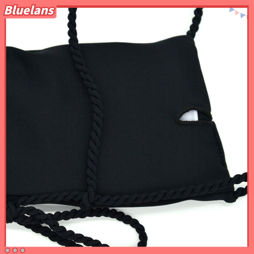 Bộ Đồ Bơi Bikini Hai Mảnh Màu Trơn Cột Dây Thời Trang Mùa Hè Cho Nữ