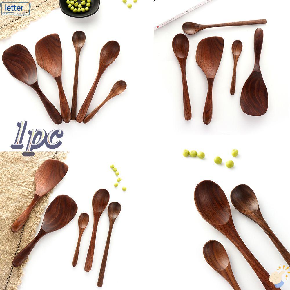 LET Muỗng Gỗ Múc Cơm / Cà Phê / Món Tráng Miệng