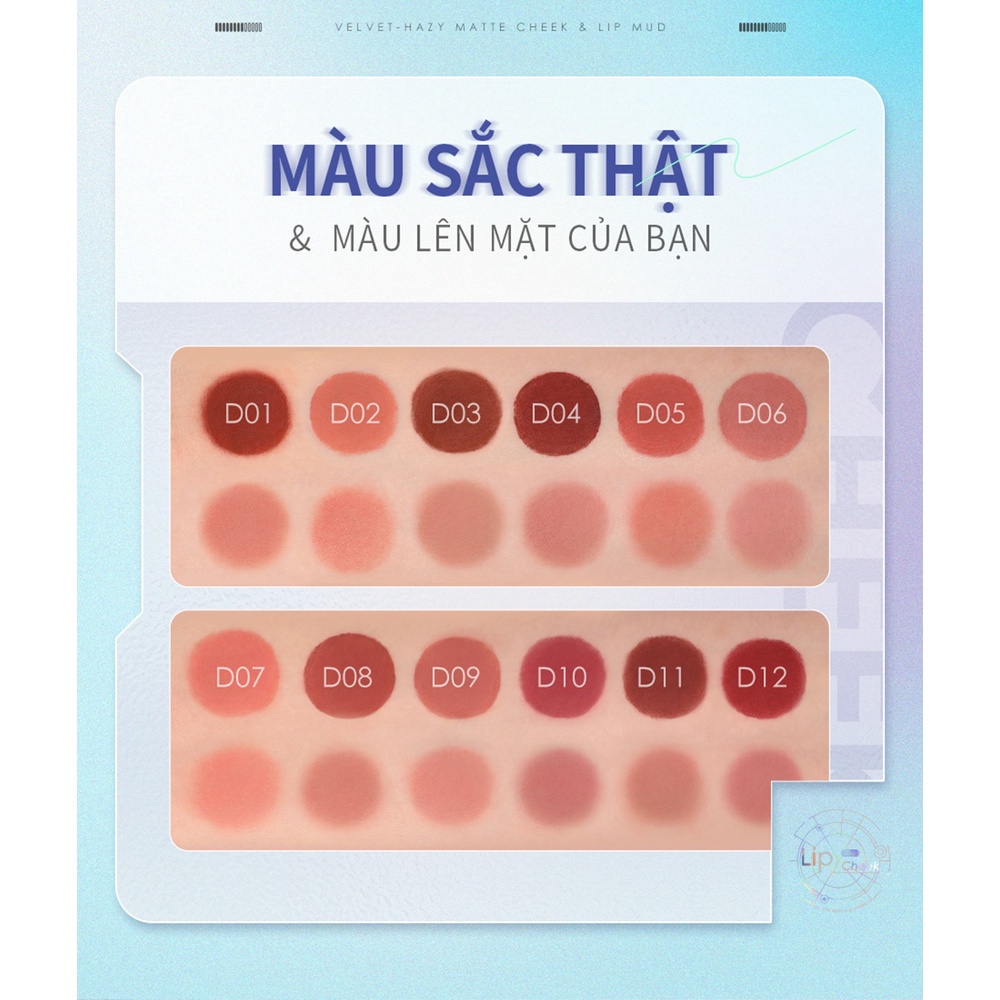 Son Hũ Focallure Chất Son Kem Bùn, Kết Hợp Đánh Má, Chất Son Dễ Tán, Nhẹ Môi, Lâu Trôi, Màu Sắc Son Trẻ Trung Tươi Sáng