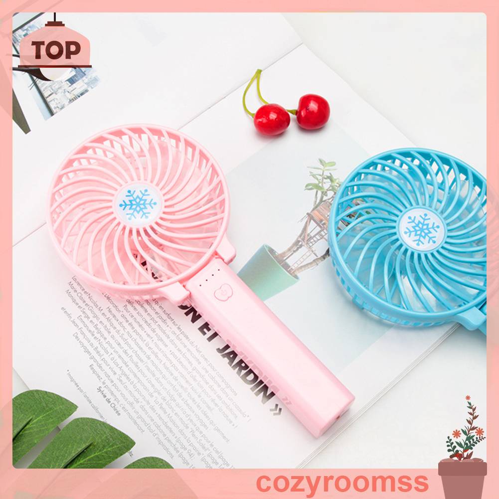 Quạt Sạc USB Cầm Tay Có Thể Gấp Lại Dùng Đi Cắm Trại Tiện Dụng