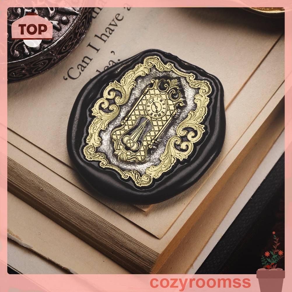 Đầu Tem Đóng Dấu Niêm Phong Thiệp Mời Đám Cưới DIY Phong Cách Retro