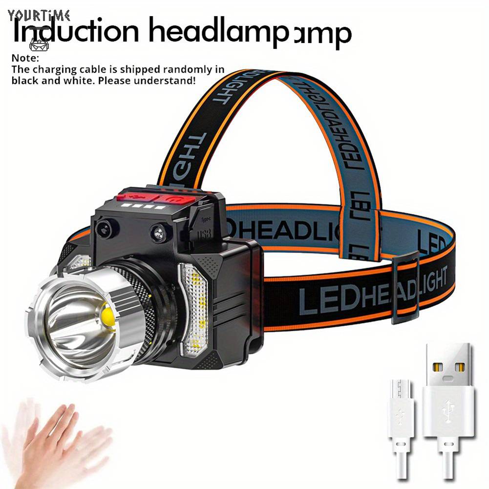 Đèn Pin Đeo Đầu 350LM XPE LED 800mAh 4 Chế Độ Chống Nước IPX4
