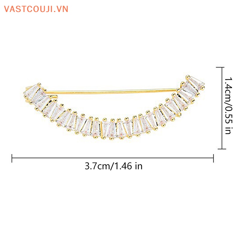 1 Trâm Cài Áo Kim Loại Cổ Chữ V Thời Trang