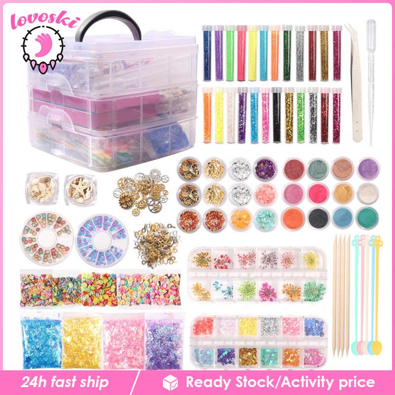 Bộ Phụ Kiện Resin Sửa Chữa Trang Trí Nghệ Thuật Cho Nữ