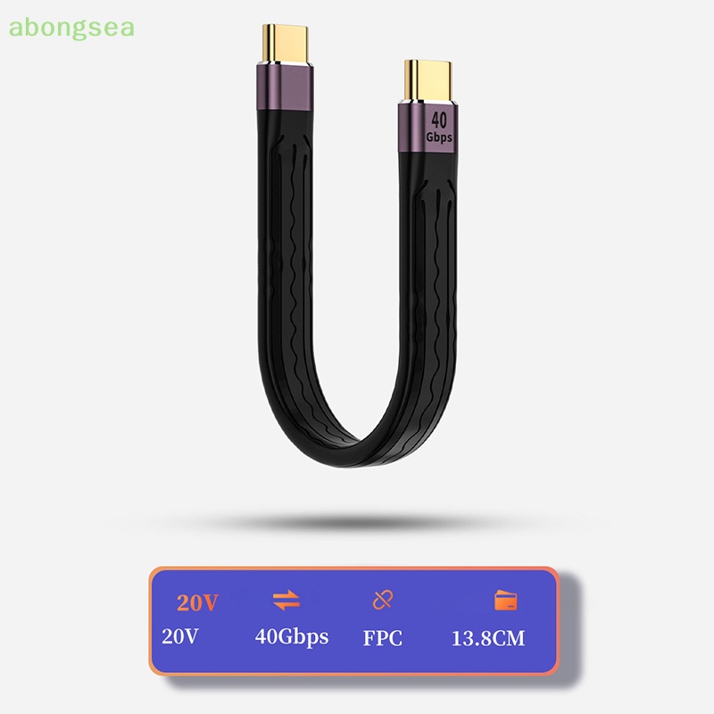 Dây Cáp Sạc Nhanh USB 4.0 Gen3 40Gbps QC4 + PPS Type C