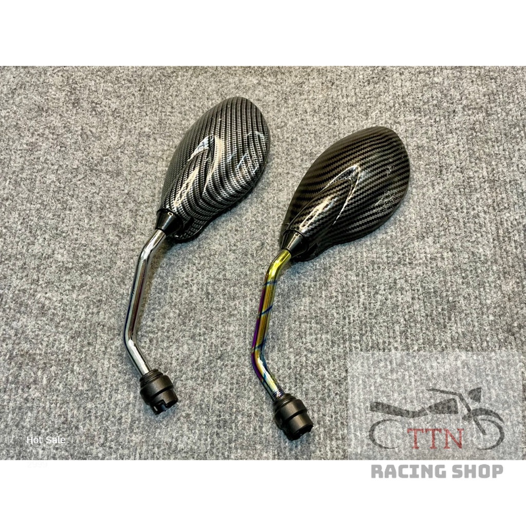 KÍNH YAZ CACBON KÍNH TRÁI CHÂN TITAN CHÂN XI GẮN XE MÁY