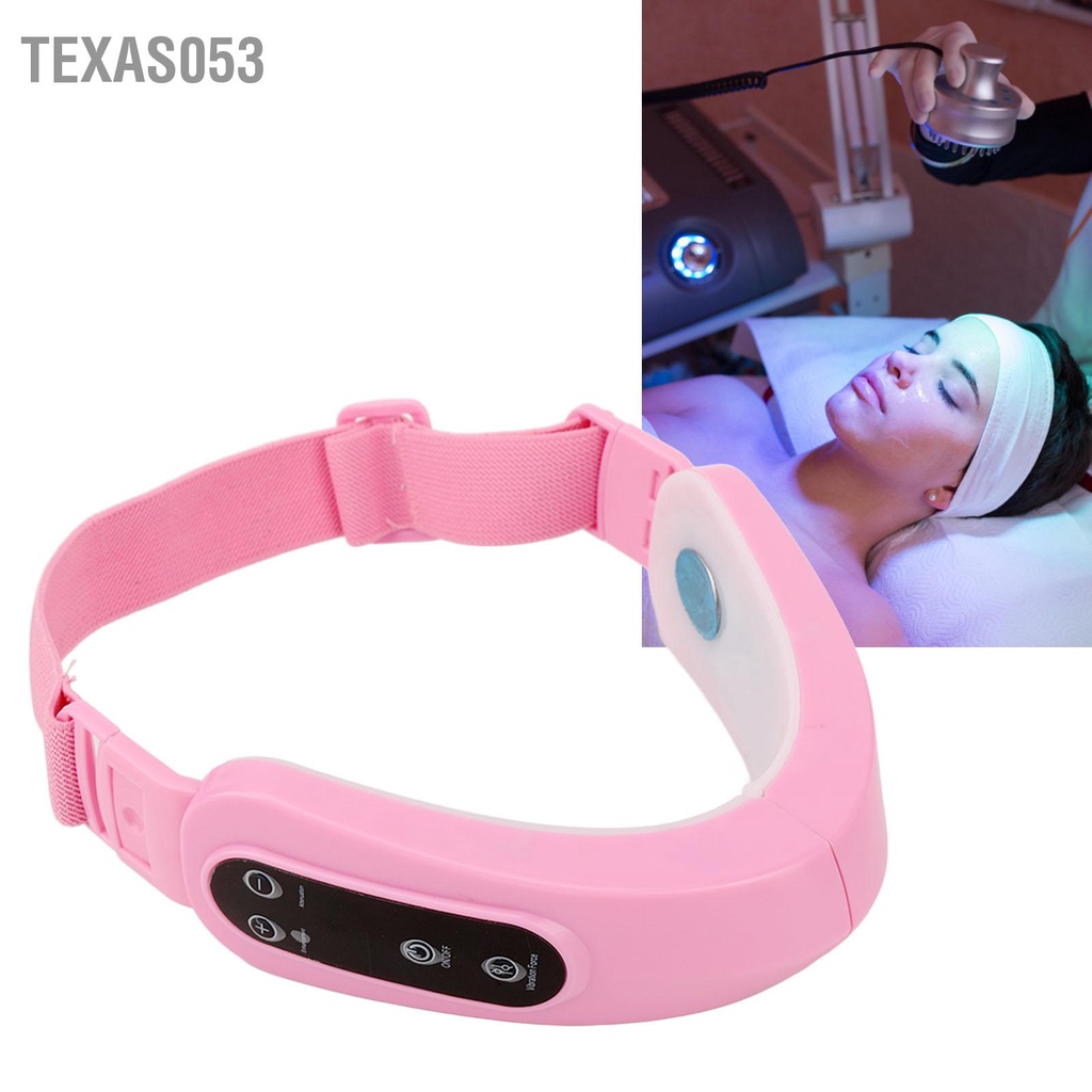 Texas053 Máy giảm béo mặt 13 Bánh răng rung Ánh sáng đầy màu sắc mát xa tạo hình khuôn siêu nhỏ