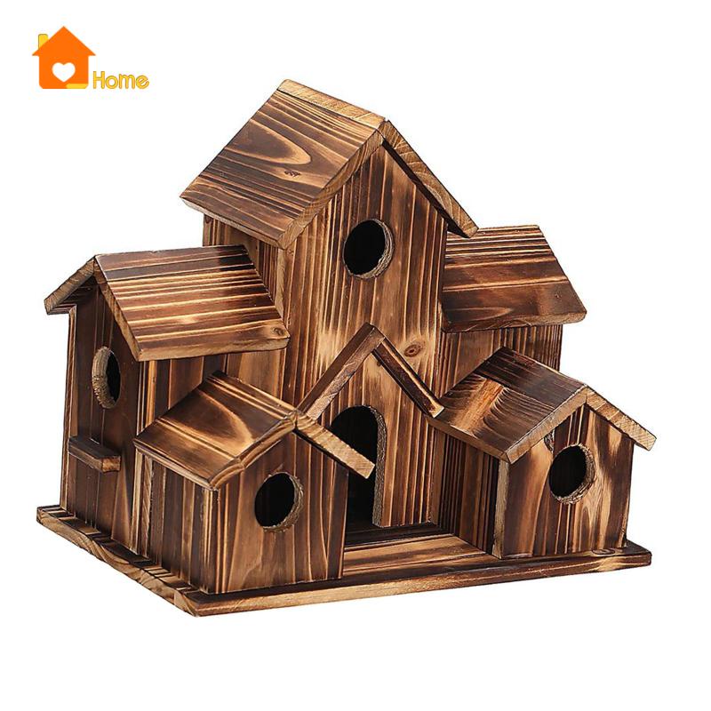 Ngôi Nhà Chim Chóc Xanh Dương  Cho Sân Vườn Ngoài Trời