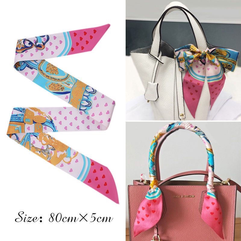 Khăn Quàng Cổ Lụa Dáng Dài Thắt Nơ Phong Cách Mới