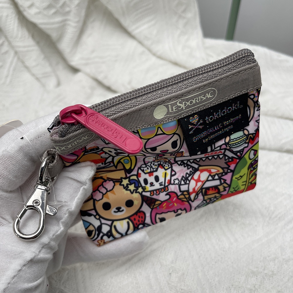 Ví Đựng Tiền Xu / Thẻ Mini In Họa Tiết Hoạt Hình Dễ Thương