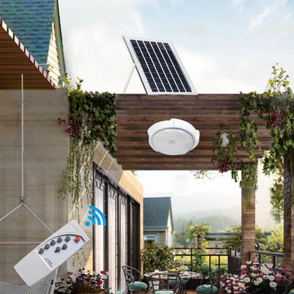 Đèn Ôp Trần Mái Hiên Năng Lượng Mặt Trời NHATPHONG OT01 200W - Hàng Chính Hãng - Chống Nước IP67