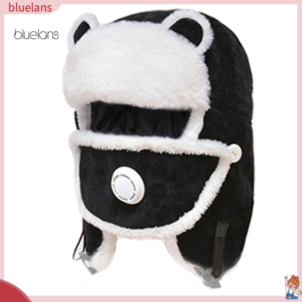 Mũ Bông Che Mặt Thoáng Khí Dễ Thương Cho Nữ