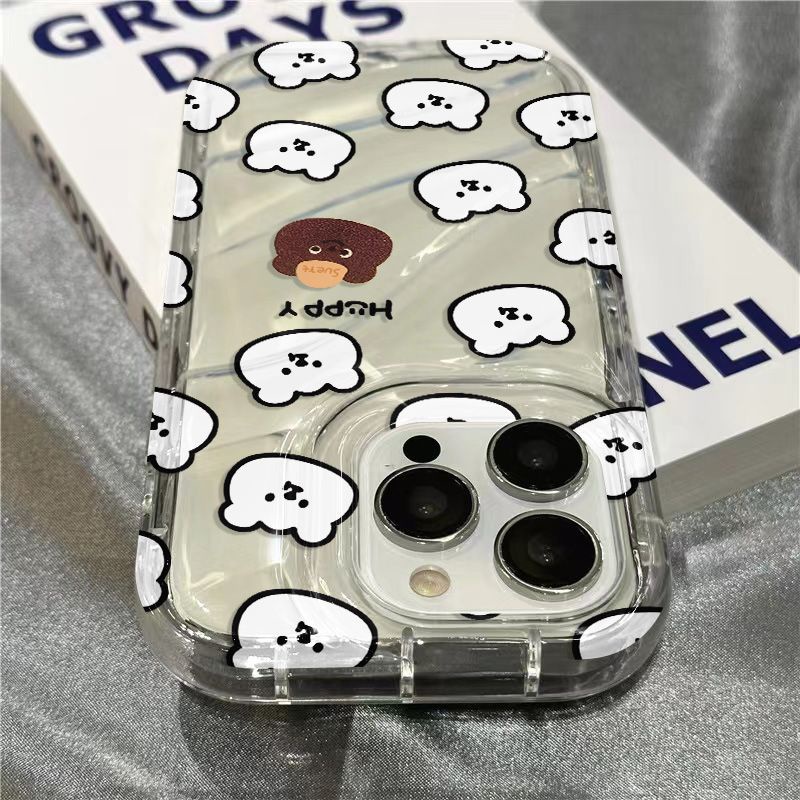 Ốp Điện Thoại Mềm Trong Suốt In Hình Gấu Nâu Dễ Thương Cho Iphone 14Promax 1312 / 11 7 / 8plus xr / sins 97NG